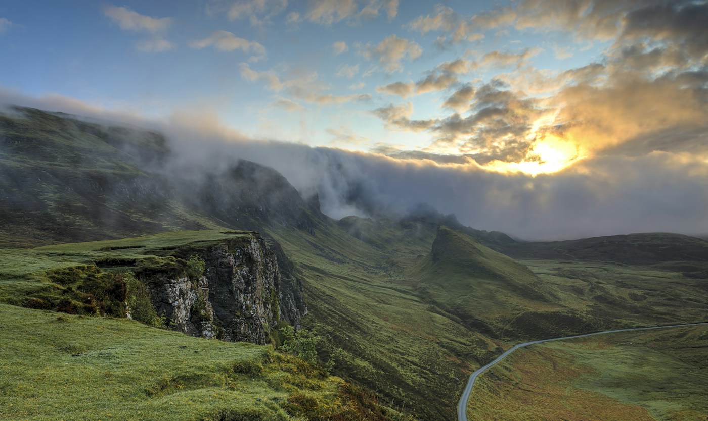 A quiet landscape in soft morning light